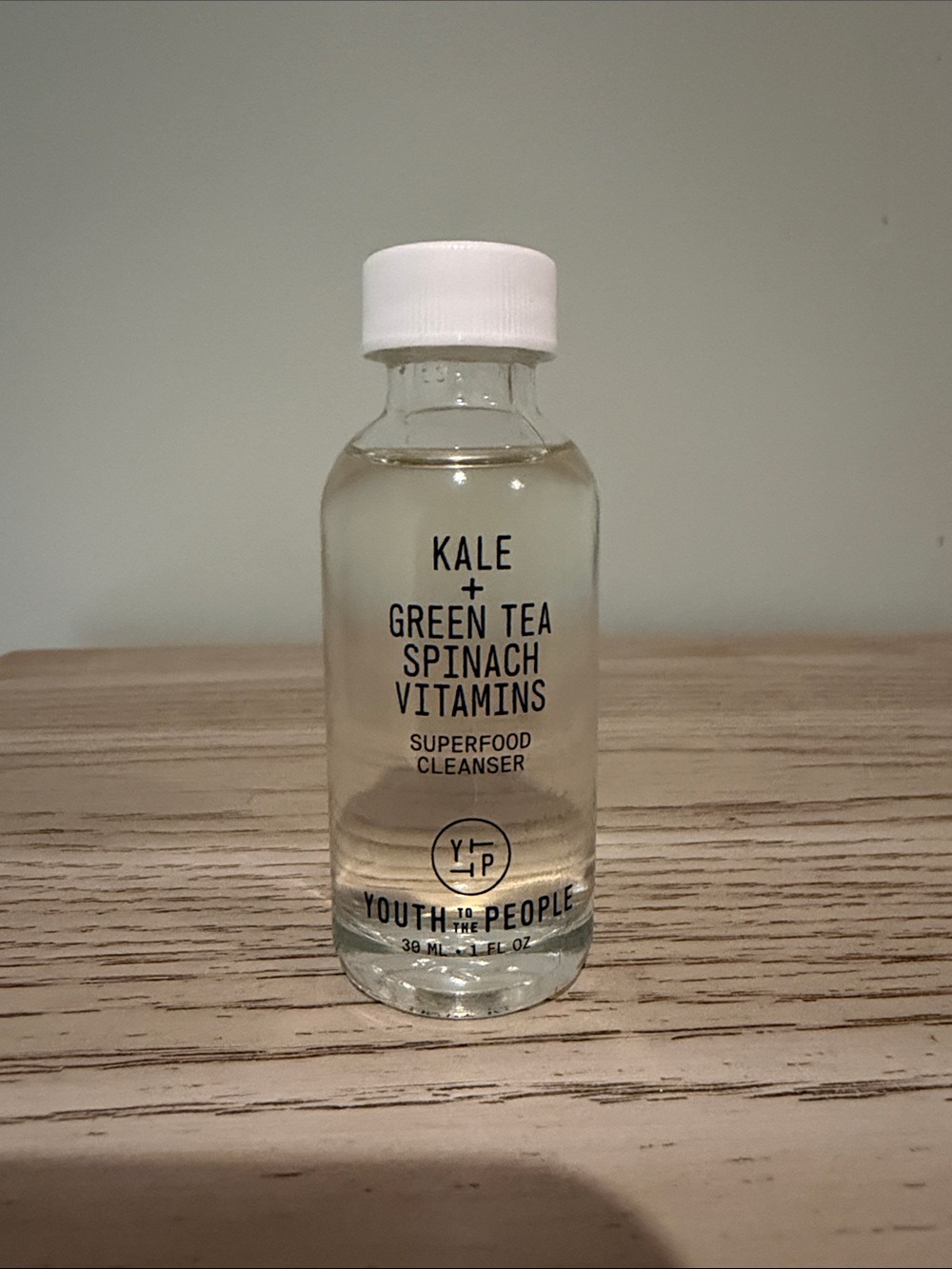 Superfood Cleanser - Clear (White Cap) never used
